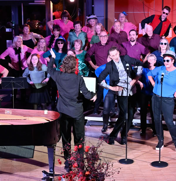 Choransicht mit Roman Maslennikov dirigierend