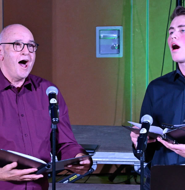 Zwei Solos&auml;nger im Duett